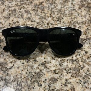 Ray-Ban Classic Black Sunglasses — weathered quality